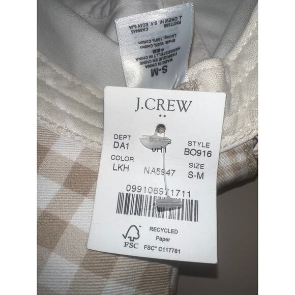 J.Crew Women’s Bucket Hat with Bow-Back (Size S/M) – New with Tags 100% cotton main image 4